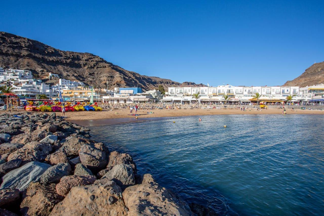 Ribera Del Puerto - Luxe Apartement With Great Terrace And Sea View Puerto De Mogan Exteriör bild