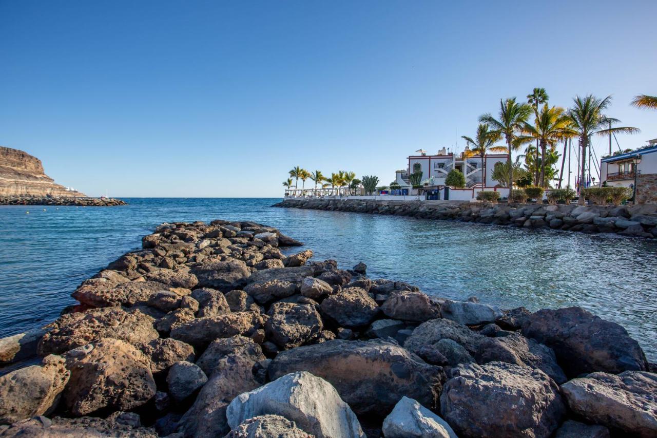 Ribera Del Puerto - Luxe Apartement With Great Terrace And Sea View Puerto De Mogan Exteriör bild