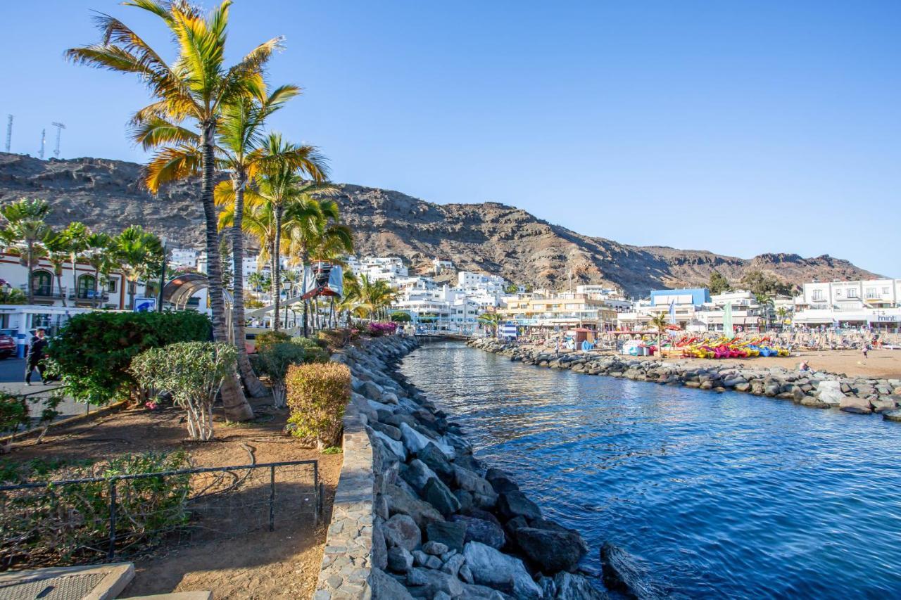 Ribera Del Puerto - Luxe Apartement With Great Terrace And Sea View Puerto De Mogan Exteriör bild