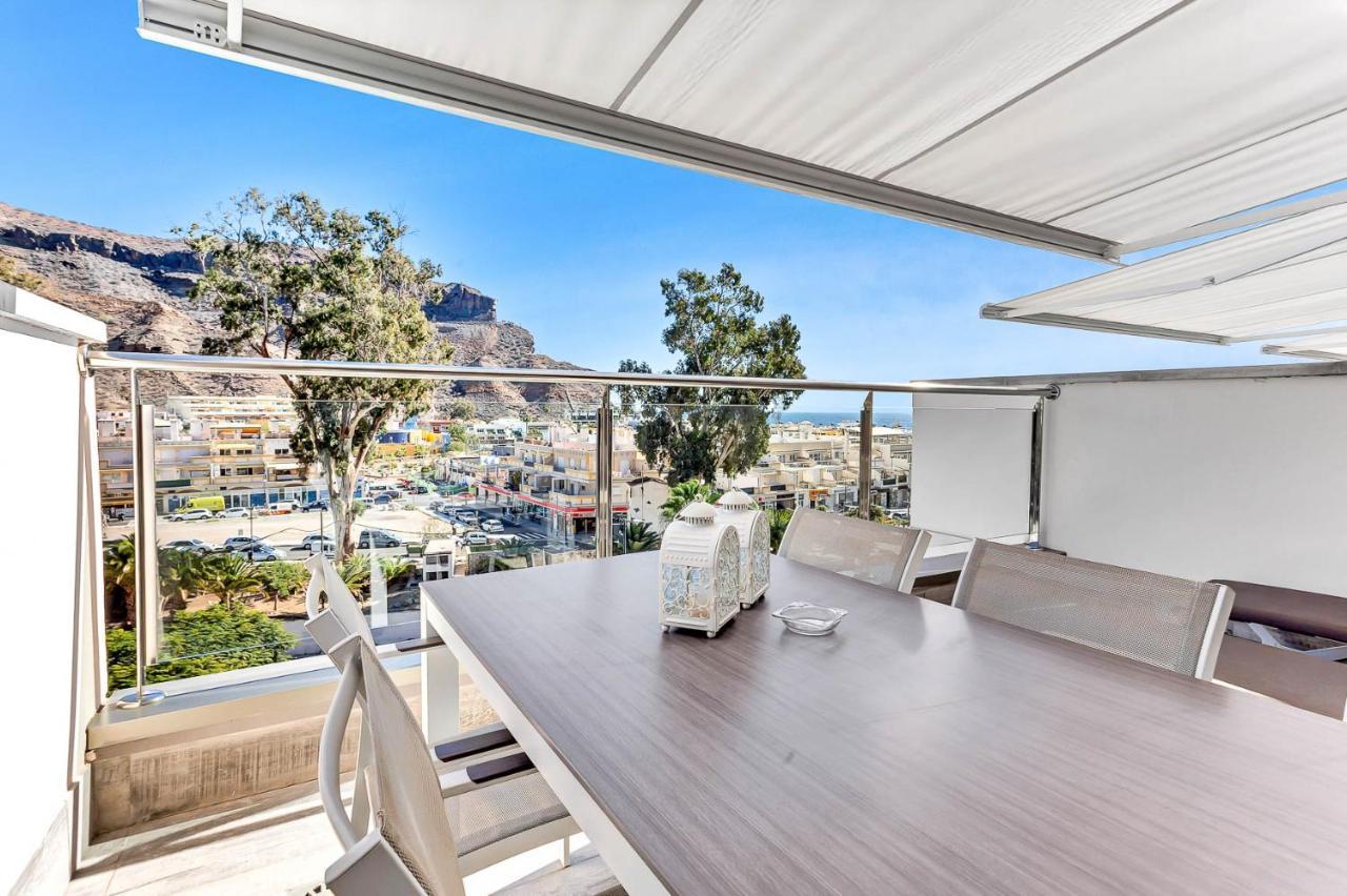 Ribera Del Puerto - Luxe Apartement With Great Terrace And Sea View Puerto De Mogan Exteriör bild